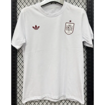 T293 Spain White High Quality Casual T-Shirt