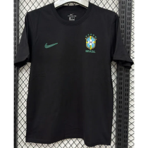 T291 Brazil Black High Quality Casual T-Shirt