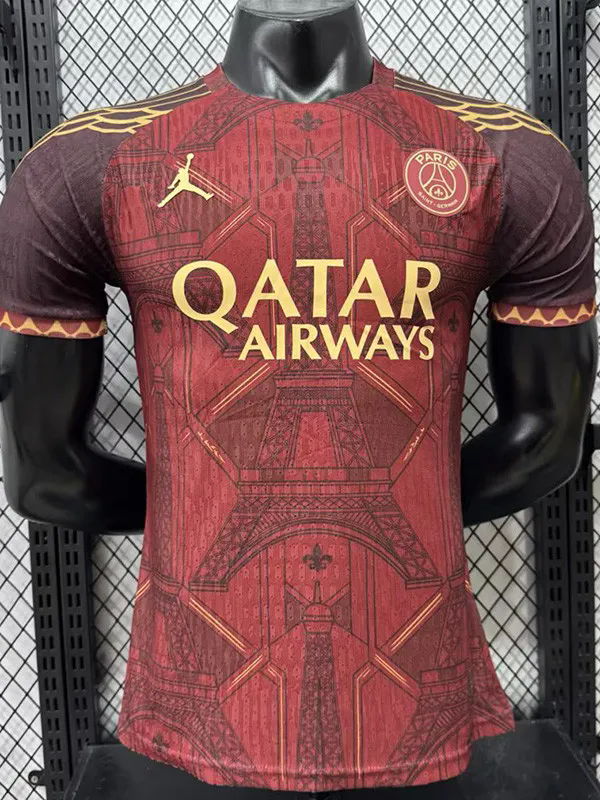 25-26 PSG Brown Special Edition Player Version Training shirts (D)
