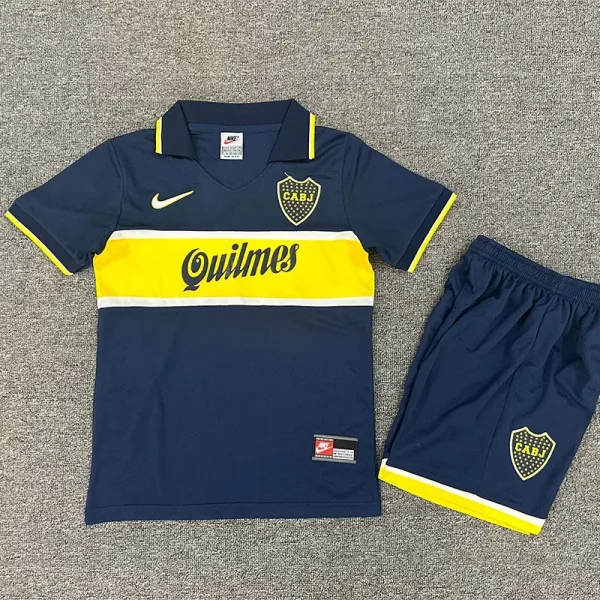 1996-1997 Boca Home Kids Retro Soccer Jersey