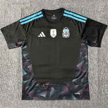 26-27 Argentina Black Goalkeeper Fans Soccer Jersey
