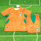 26-27 Ivory Coast Home Kids Soccer Jersey