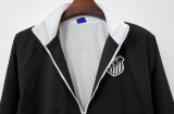 Santos FC Black White Windbreaker