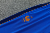 26-27 France Fancy blue Half Pull Tracksuit (半拉链)