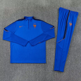 26-27 France Fancy blue Half Pull Tracksuit (半拉链)