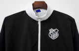 Santos FC Black White Windbreaker