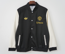 24-25 Man United Black White Jacket