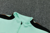 26-27 France Light green Half Pull Tracksuit (半拉链)