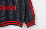 1993-1995 Man Utd Black Gray Windbreaker