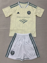 26-27 Portland Timbers Away Kids Soccer Jersey