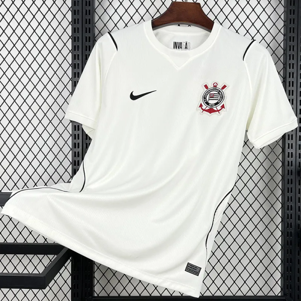 26-27 Corinthians Home Fans Soccer Jersey