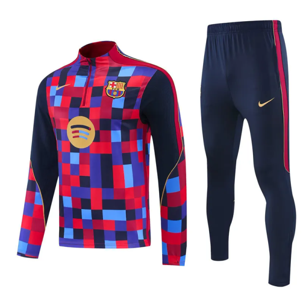 26-27 BAR Red Half Pull Tracksuit (半拉链)