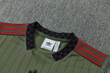 25-26 Bayern Dark green Tank top and shorts suit
