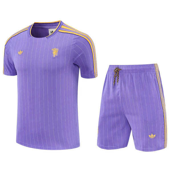 25-26 Man Utd Purple Training Short Suit