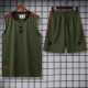 25-26 Bayern Dark green Tank top and shorts suit