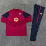 26-27 BAR Red Half Pull Tracksuit (半拉链)