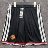 26-27 Man Utd Black Shorts Pants
