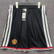 26-27 Man Utd Black Shorts Pants