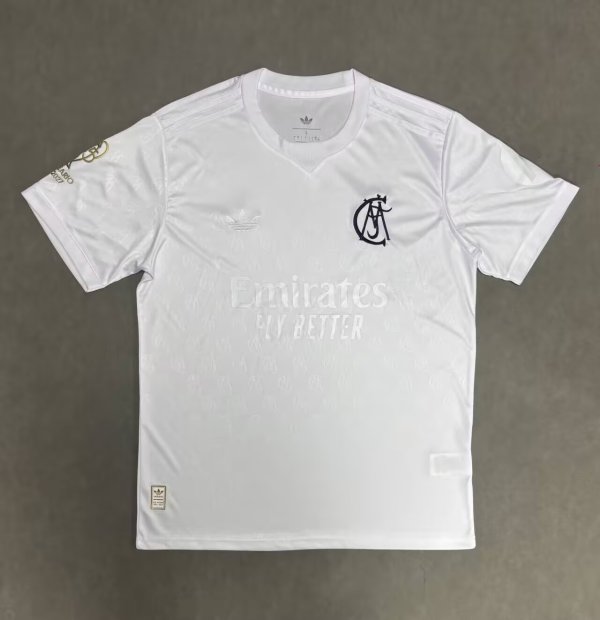 26-27 RMA White 125th Anniversary Fans Soccer Jersey