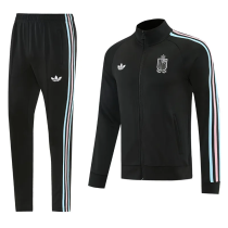 26-27 Belgium Black Jacket Tracksuit #01
