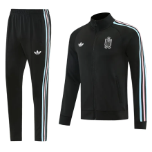 26-27 Belgium Black Jacket Tracksuit #01