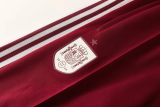 26-27 Spain Brown Red Jacket Tracksuit #01