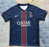 25-26 PSG Home Print 2 Star Champions of Europe 26 Fans Soccer Jersey
