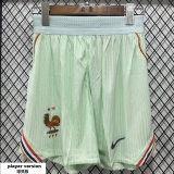 26-27 France Away Player Version Shorts Pants (浅绿色)(球员短裤)