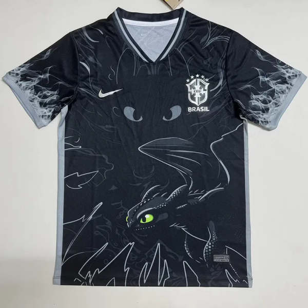 26-27 Brazil Black Special Edition Fans Soccer Jersey