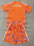 26-27 Bayern Orange Goalkeeper Kids Soccer Jersey