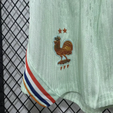 26-27 France Away Player Version Shorts Pants (浅绿色)(球员短裤)