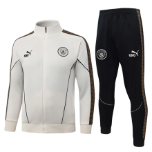 26-27 Man City Beige Jacket Tracksuit #A26042