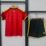 26-27 Belgium Home Kids Soccer Jersey
