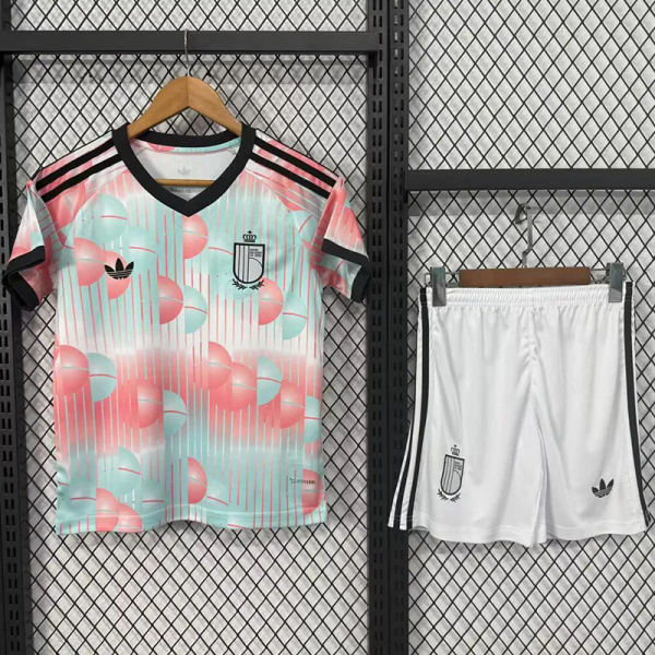 26-27 Belgium Away Kids Soccer Jersey