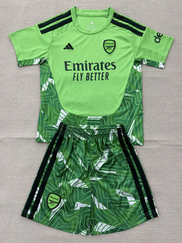 26-27 ARS Green Goalkeeper Kids Soccer Jersey