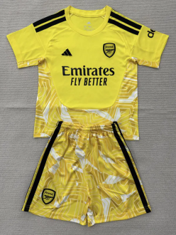 26-27 ARS Yellow Goalkeeper Kids Soccer Jersey