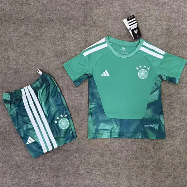 26-27 Germany Green Goalkeeper Kids Soccer Jersey