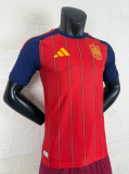 26-27 Spain Home Player Version Soccer Jersey