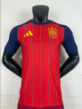 26-27 Spain Home Player Version Soccer Jersey