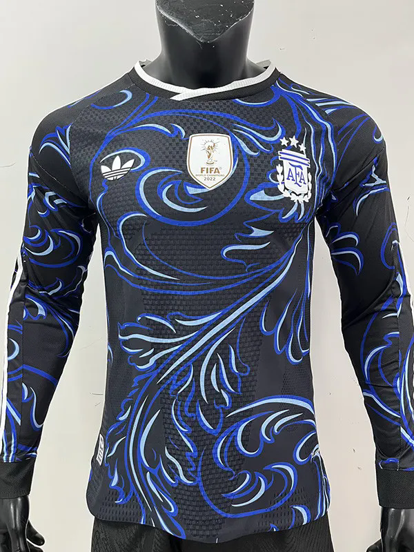 26-27 Argentina Away Long Sleeve Player Version Soccer Jersey (长袖球员)
