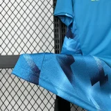 26-27 Spain Blue Goalkeeper Fans Soccer Jersey
