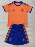 26-27 Germany Orange Goalkeeper Kids Soccer Jersey