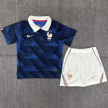 26-27 France Home Kids Soccer Jersey