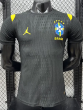 26-27 Brazil Black Player Version Training shirts (黄飞人标)