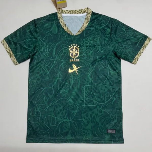 26-27 Brazil Green Special Edition Fans Soccer Jersey (小鹦鹉标 )
