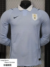 26-27 Uruguay Home Long Sleeve Player Version Soccer Jersey (长袖球员)