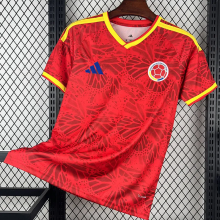 26-27 Colombia Red Goalkeeper Fans Soccer Jersey