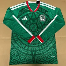 26-27 Mexico Home Long Sleeve Soccer Jersey (长袖)