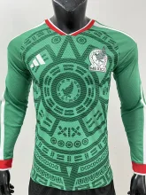 26-27 Mexico Home Long Sleeve Player Version Soccer Jersey (长袖球员)
