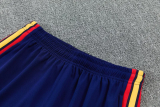 26-27 Spain Royal blue Tank top and shorts suit